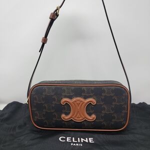 CELINE Cuir Triomphe Mini Camera Shoulder Bag
